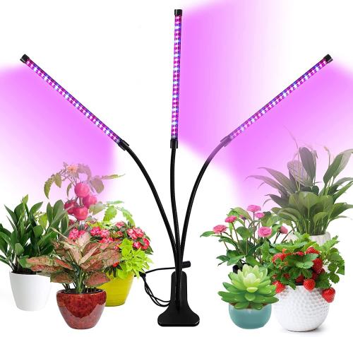 Grow Light Full Spectrum LED Φωτιστικό Ανάπτυξης Φυτών 3 λαμπτήρων