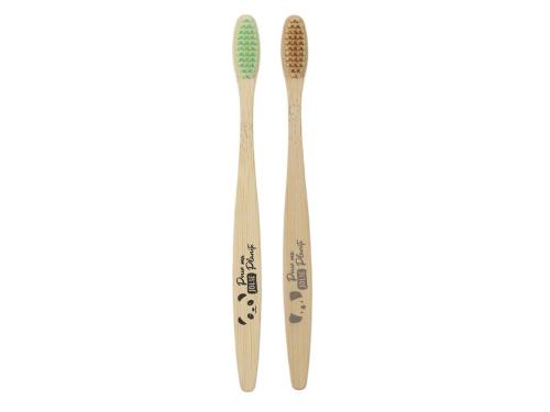 Bamboo Toothbrush Soft - Μαλακή Οδοντόβουρτσα Από 100% Φυσικό Μπαμπού - Σετ 2 Τεμαχίων