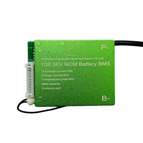Lithium battery BMS 10S 36V 25A for ebikes & scooters