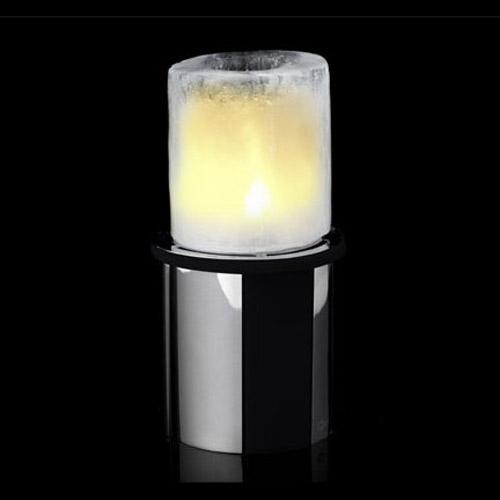 Mathmos Thaw Candle Light Ατσάλινο Κηροπήγιο Πάγος - 12x11.5 εκατ.