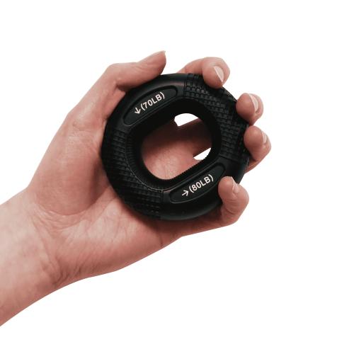 Power Gripper Ring για τα χέρια - Μαύρο (70-80lbs)