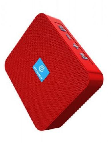 Techancy TF34005 Ηχείο Bluetooth 5W με Ραδιόφωνο κόκκινο