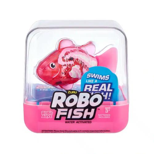 Zuru Robo Fish Ψαράκι Series 2 ροζ χρώμα