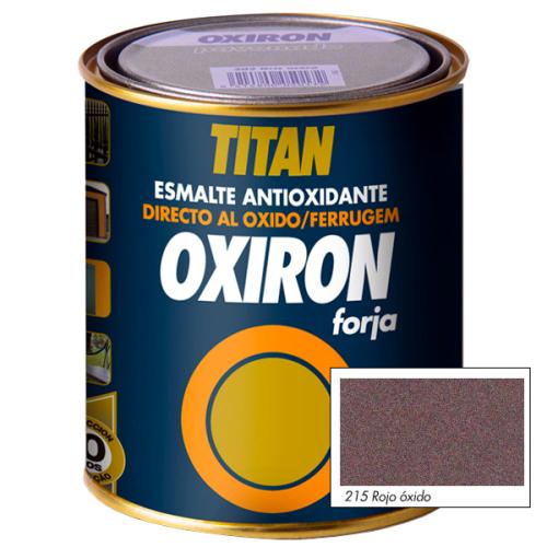 Χρώμα Αντισκωριακό Με Ρινίσματα Μετάλλου TITAN OXIRON FORJA ROJO 750ml