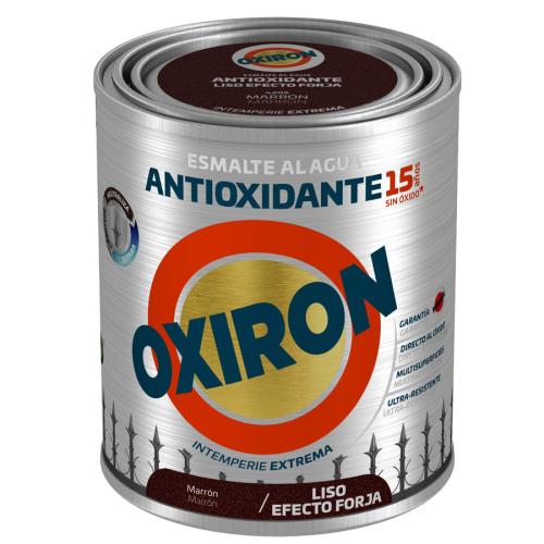 Χρώμα Αντισκωριακό Νερού TITAN OXIRON LISO EFFECTO FORJA AGUA MARRON 750ml