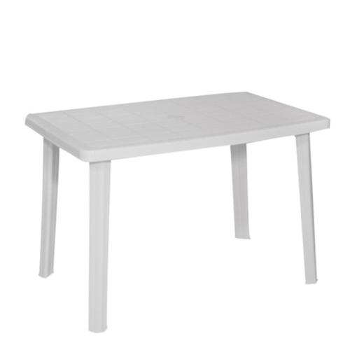 Τραπέζι Πλαστικό Ορθογώνιο Λευκό 68x105x70cm