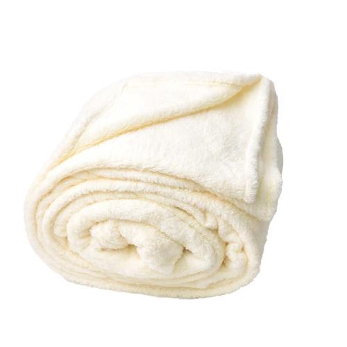 Κουβέρτα διπλή προβατάκι-γούνα 200x240 Εκρού 22188