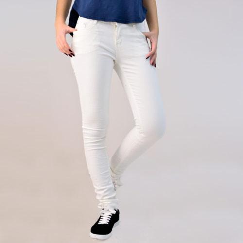 Υφασμάτινο παντελόνι Λευκό 908