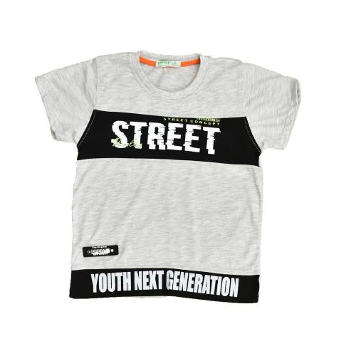 Παιδική μπλούζα με σχέδιο STREET Γκρι 15626