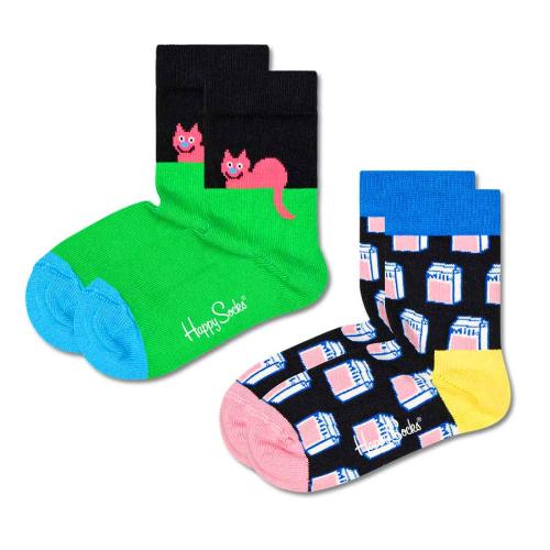 Παιδικές Κάλτσες Happy Socks Kcat02-9300 7333102543445 MULTICOLOR