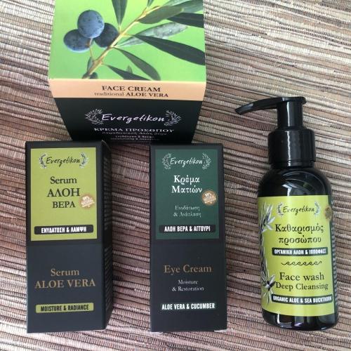 Evergetikon Natural Face Care with Olive oil & Aloe Vera