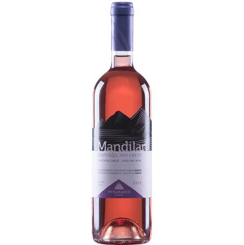 Mandilari Rose Dry Wine by Lyrarakis winery