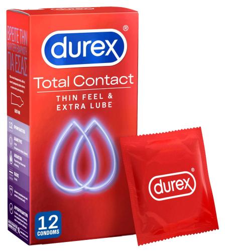 Durex Προφυλακτικά Total Contact 12τμχ