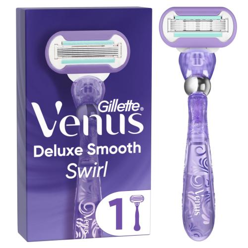 Gillette Venus Deluxe Smooth Swirl Γυναικεία Ξυριστική Μηχανή & 1 Ανταλλακτικό