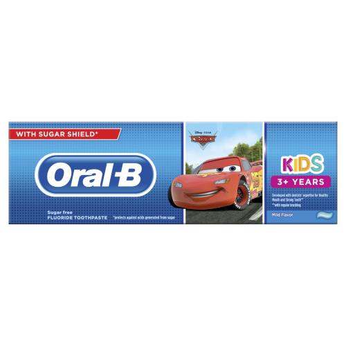 Oral B Παιδική Οδοντόκρεμα Cars 3+ Ετών, 75ml