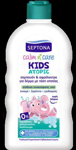 Septona Παιδικό Σαμπουάν & Αφρόλουτρο για Ατοπικό Δέρμα 200ml Kids Atopic