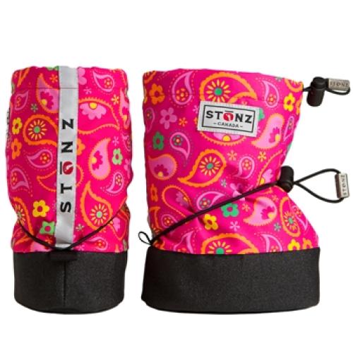 Stonz Μαλακά Μποτάκια Booties Paisley Pink Small