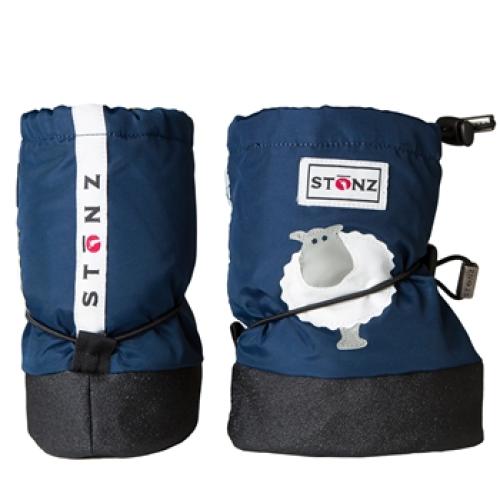 Stonz Μαλακά Μποτάκια Booties Sheep Navy Blue Small
