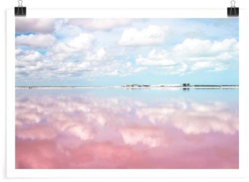 Αντανάκλαση συννεφιασμένου ουρανού στη θάλασσα, Φύση, Πόστερ, 30 x 20 εκ.