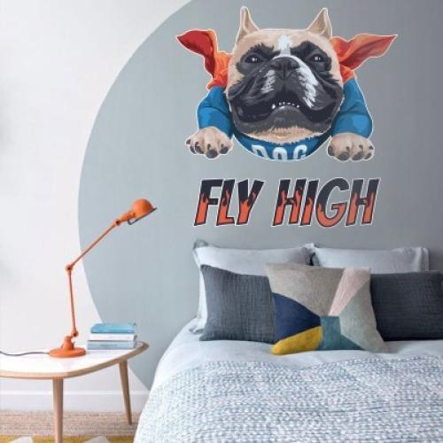 Fly high, Κόμικς, Αυτοκόλλητα τοίχου, 70 x 70 εκ.