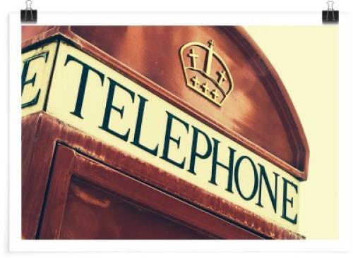 Telephone in London, Πόλεις - Ταξίδια, Πόστερ, 30 x 20 εκ.