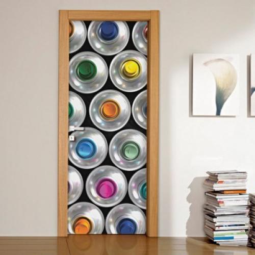 Χρώματα, Φόντο - Τοίχοι, Αυτοκόλλητα πόρτας, 60 x 170 εκ.
