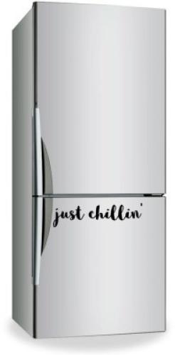 Just Chillin, Mini Fridge Sticker, Αυτοκόλλητα ψυγείου, Small (30x8)