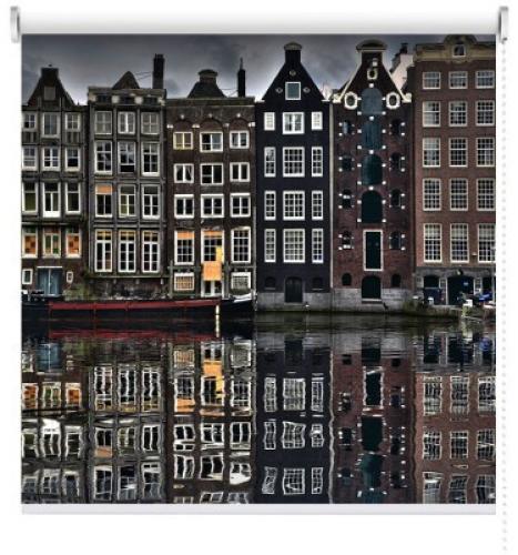 Aμστερνταμ, Πόλεις - Ταξίδια, Ρολοκουρτίνες, 90 x 110 εκ.