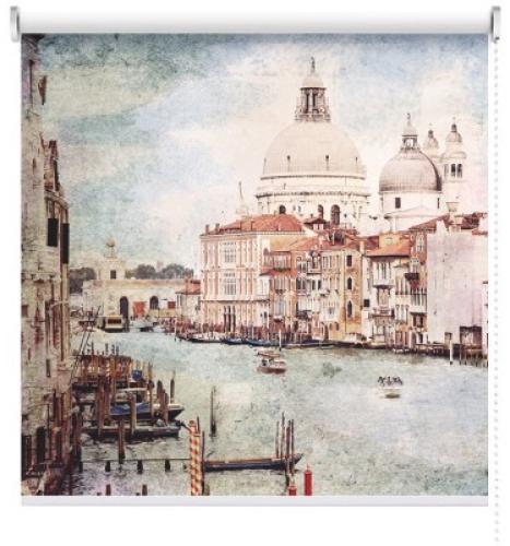 Βενετσιάνικα κανάλια, Vintage, Ρολοκουρτίνες, 120 x 80 εκ.