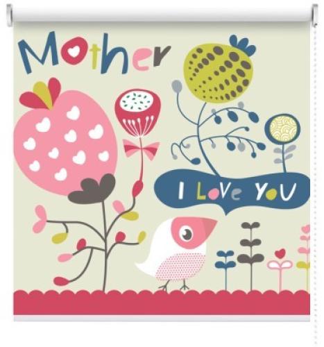 Ημέρα της Μητέρας, Παιδικά, Ρολοκουρτίνες, 110 x 102 εκ.