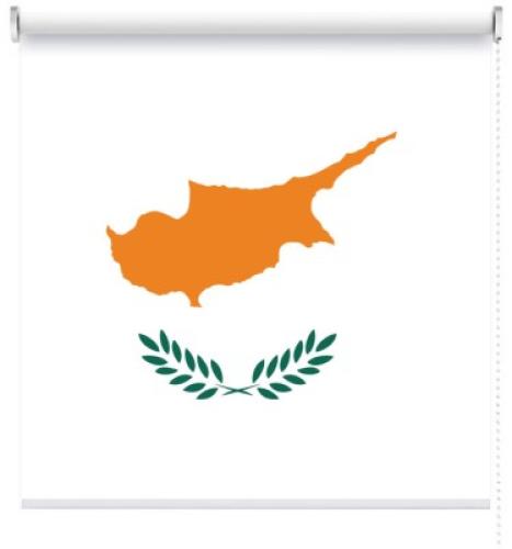 Κύπρος, Σημαίες του κόσμου, Ρολοκουρτίνες, 130 x 129 εκ.