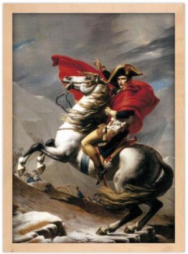 Napoleon Crossing the Saint Bernard, David Jacques-Louis, Διάσημοι ζωγράφοι, 20 x 30 εκ.
