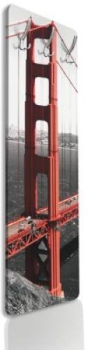 Γέφυρα Γκόλντεν Γκέιτ από ψηλά, Πόλεις -Ταξίδια, Κρεμάστρες & Καλόγεροι, 45 x 138 εκ.