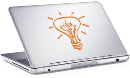 Lamp, Sticker, Αυτοκόλλητα Laptop, 25 x 17 εκ. [8,9 Inches]