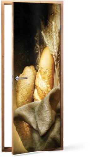 Ψωμί, Φαγητό, Αυτοκόλλητα πόρτας, 60 x 170 εκ.