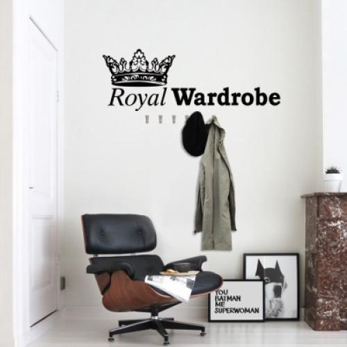 Royal wardrobe, Κρεμάστρες, Αυτοκόλλητα τοίχου, 100x34