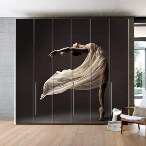Χορεύτρια, Διάφορα, Αυτοκόλλητα ντουλάπας, 100 x 93 εκ.