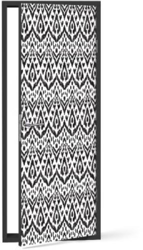 Μοτίβο με αφηρημένα σχέδια, Μοτίβα, Αυτοκόλλητα πόρτας, 60 x 170 εκ.