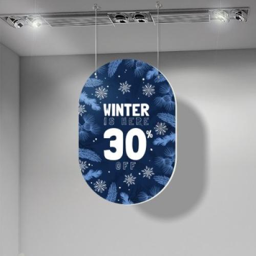 Winter Is Here 30% Off, Εκπτώσεις, Καρτολίνες κρεμαστές, 50 x 75 εκ.