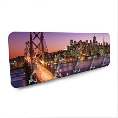 Γέφυρα στο Σαν Φρανσίσκο, Πόλεις -Ταξίδια, Κρεμάστρες & Καλόγεροι, 138 x 45 εκ.