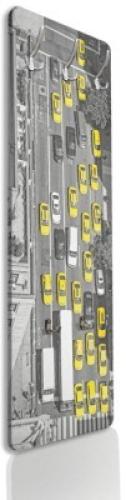 Κίτρινα Αυτοκίνητα, Πόλεις -Ταξίδια, Κρεμάστρες & Καλόγεροι, 45 x 138 εκ.
