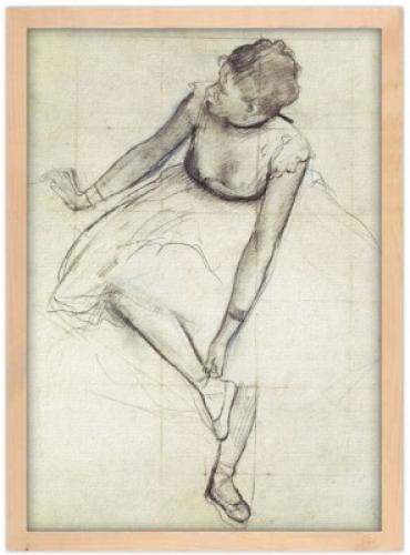 A Dancer Adjusting Her Shoe, Edgar Degas, Διάσημοι ζωγράφοι, 20 x 30 εκ.