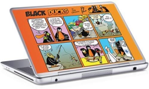 Black Ducks, Skins sticker, Αυτοκόλλητα Laptop, 25 x 17 εκ. [8,9 Inches]