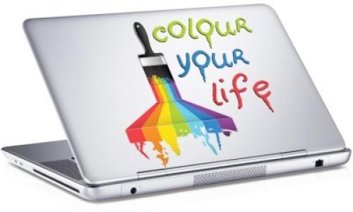 Colour your life, Sticker, Αυτοκόλλητα Laptop, 25 x 17 εκ. [8,9 Inches]