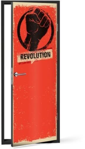 Επανάσταση!, Vintage, Αυτοκόλλητα πόρτας, 60 x 170 εκ.