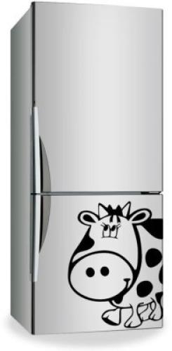 Happy Cow, Mini Fridge Sticker, Αυτοκόλλητα ψυγείου, Small (30x46)