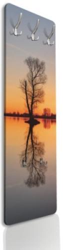 Ηλιοβασίλεμα στη λίμνη, Φύση, Κρεμάστρες & Καλόγεροι, 45 x 138 εκ.