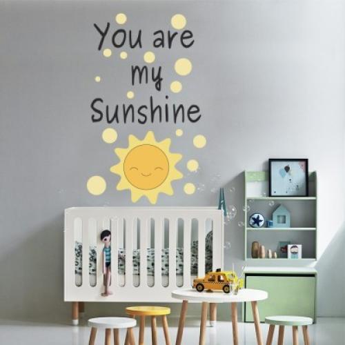 You are my sunshine, Παιδικά, Αυτοκόλλητα τοίχου, 41 x 65 εκ.