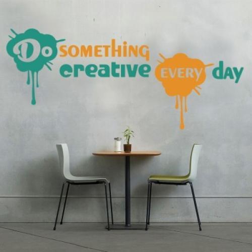 Do something..., Φράσεις, Αυτοκόλλητα τοίχου, 80 x 34 εκ.