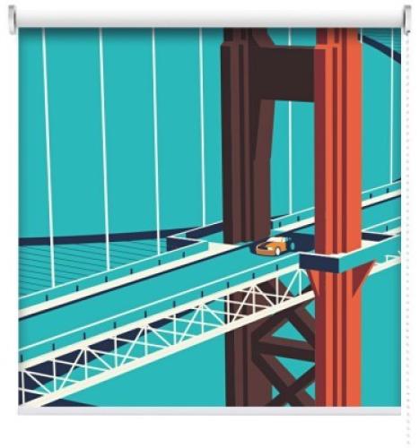 Γέφυρα Γκόλντεν Στέιτ, Κόμικς, Ρολοκουρτίνες, 100 x 100 εκ.